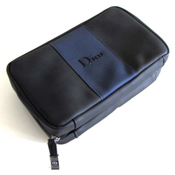 new DIOR toiletry cosmetic double pockets bag - Picture 2 of 7